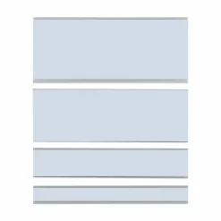C-Line Clear Magnetic Label Holders, Side Load, 6 x 1, 10/Pack