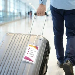 C-Line Cleer Adheer Custom Laminated Luggage Tags