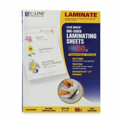 C-Line Cleer-Adheer Laminating Sheets, 9