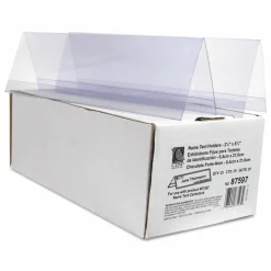 C-Line Heavyweight Rigid Plastic Name Tent Holder - Medium Size, 2-1/2 x 8-1/2, 25/BX, 87597