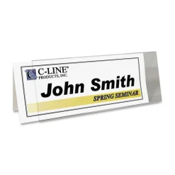 C-Line Inkjet/Laser Name Tent Holders, 11 1/5