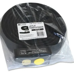 C-Line Lay-Flat Power Extension and Cord Cover - 10 Ft. Length, 1/PK, 79101
