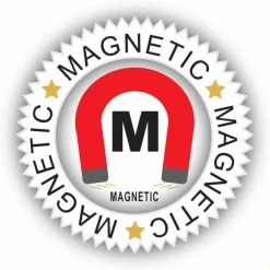 C-Line Magnetic Name Badge Holder Kit, Horizontal, 4w x 3h, Clear, 20/Box