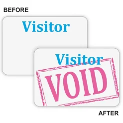 C-Line One-Day Visitor Badges, Pack Of 100