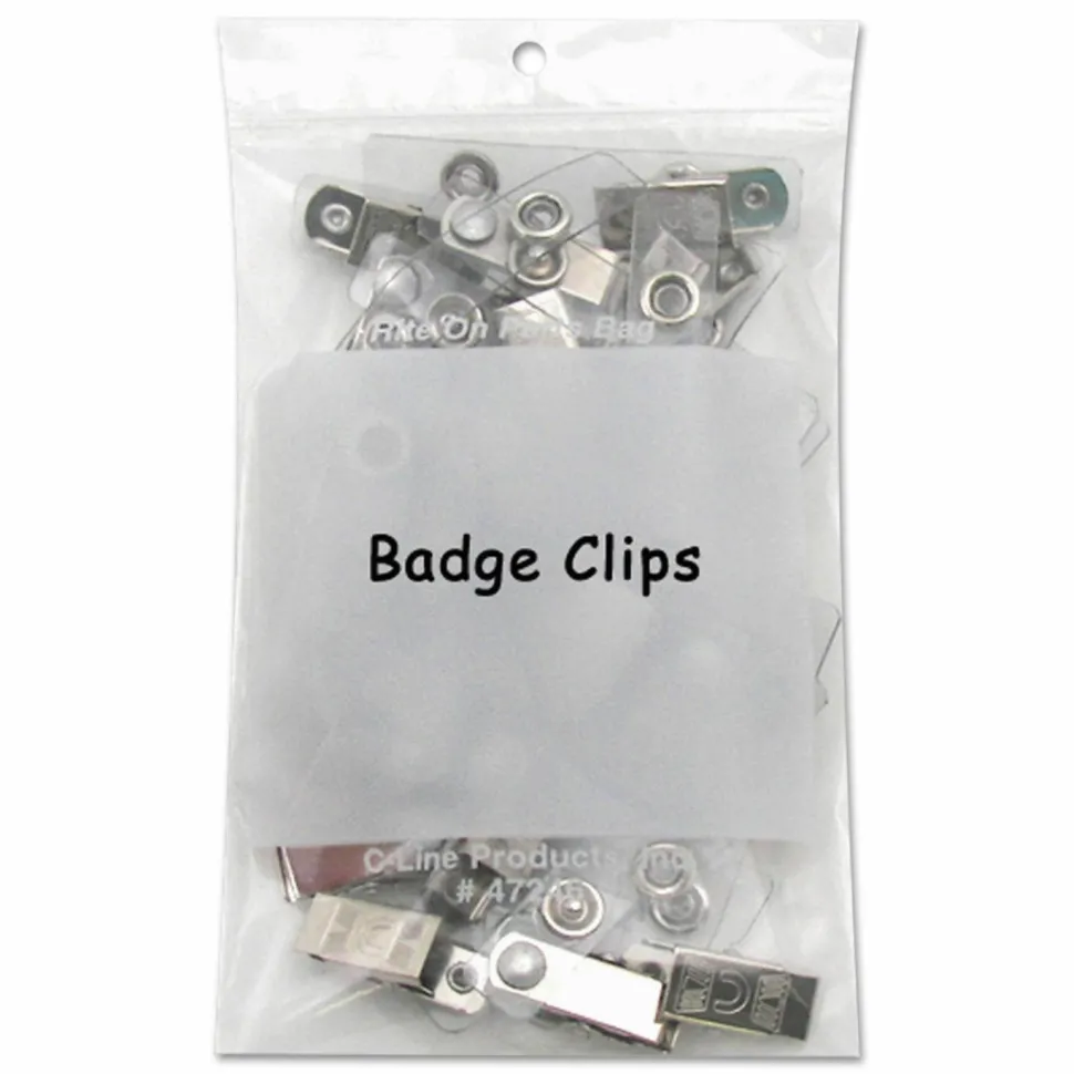 C-Line - Packing pouch - 4.02 in x 5.98 in - ziplock - water-resistant - clear - pack of 1000