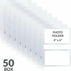 C-Line Photo Holders For Three-Ring Binders, 4
