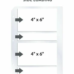 C-Line Photo Holders For Three-Ring Binders, 4