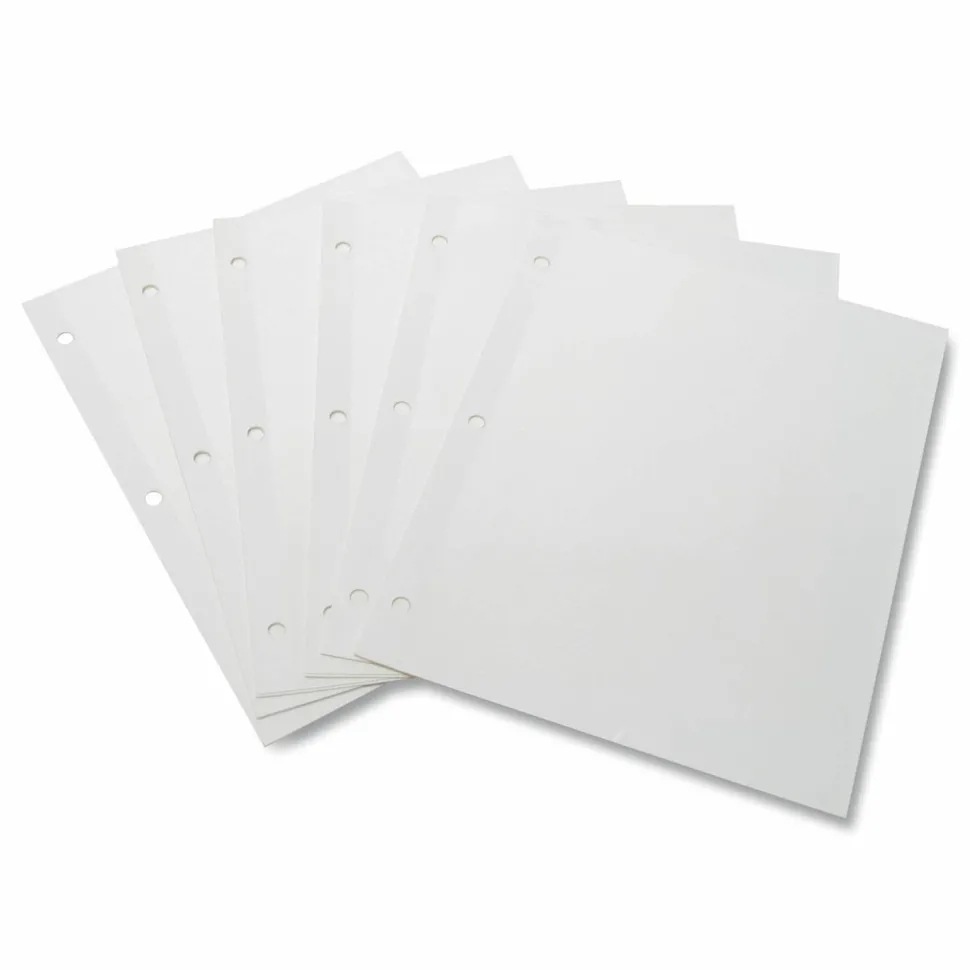 C-Line Photo Holders For Three-Ring Binders, 9" x 11", Box Of 50