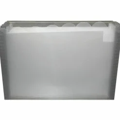 C-Line 7-Pocket Expanding File, Letter Size, Smoke