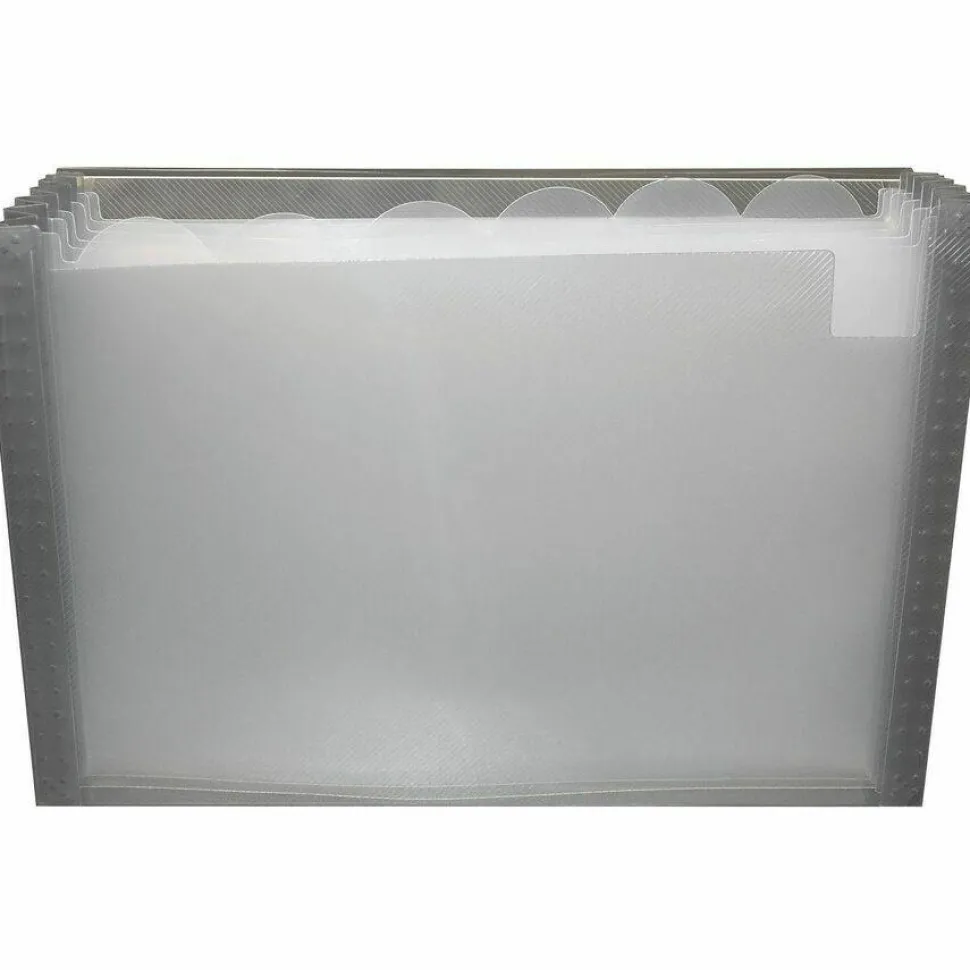 C-Line 7-Pocket Expanding File, Letter Size, Smoke