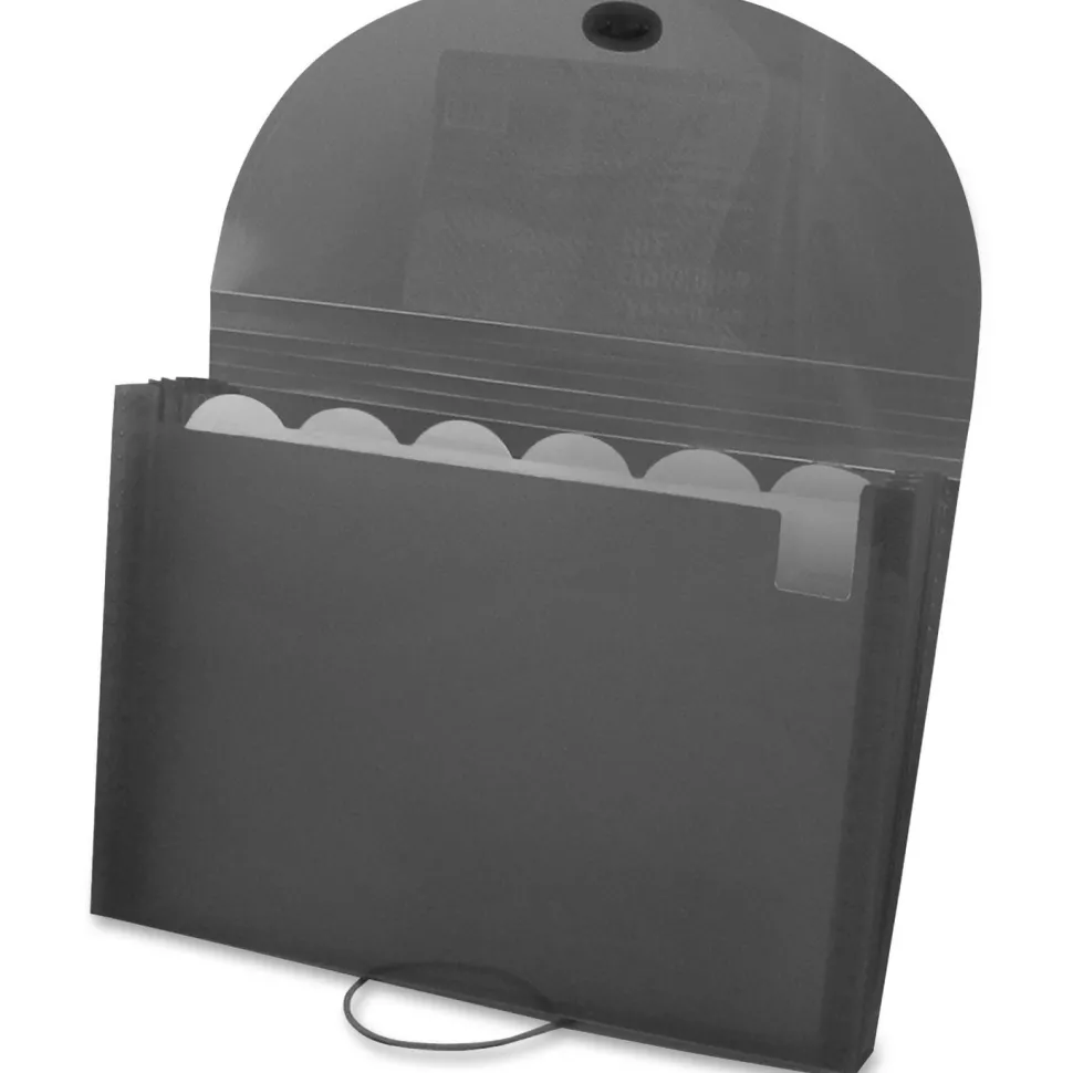 C-Line 7-Pocket Expanding File, Letter Size, Smoke