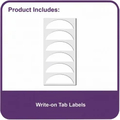 C-Line 7-Pocket Expanding File, Letter Size, Smoke