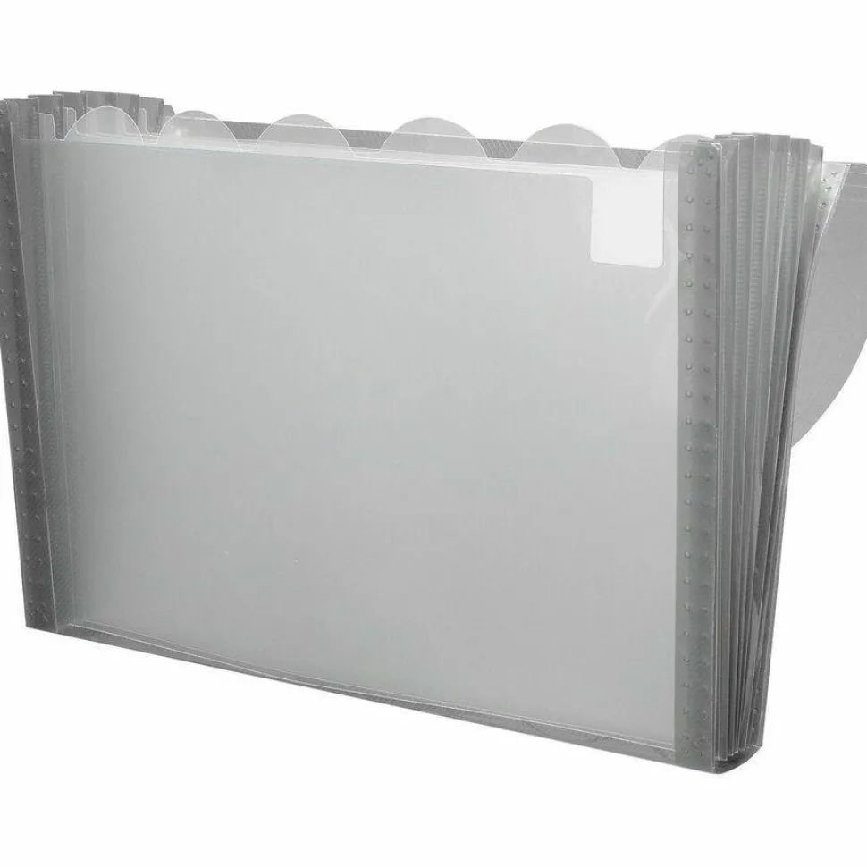 C-Line 7-Pocket Expanding File, Letter Size, Smoke