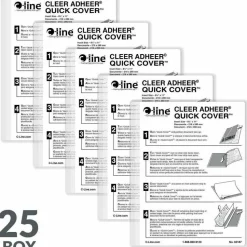 C-Line Quick Cover Laminating Pockets, 12 mil, 9.13