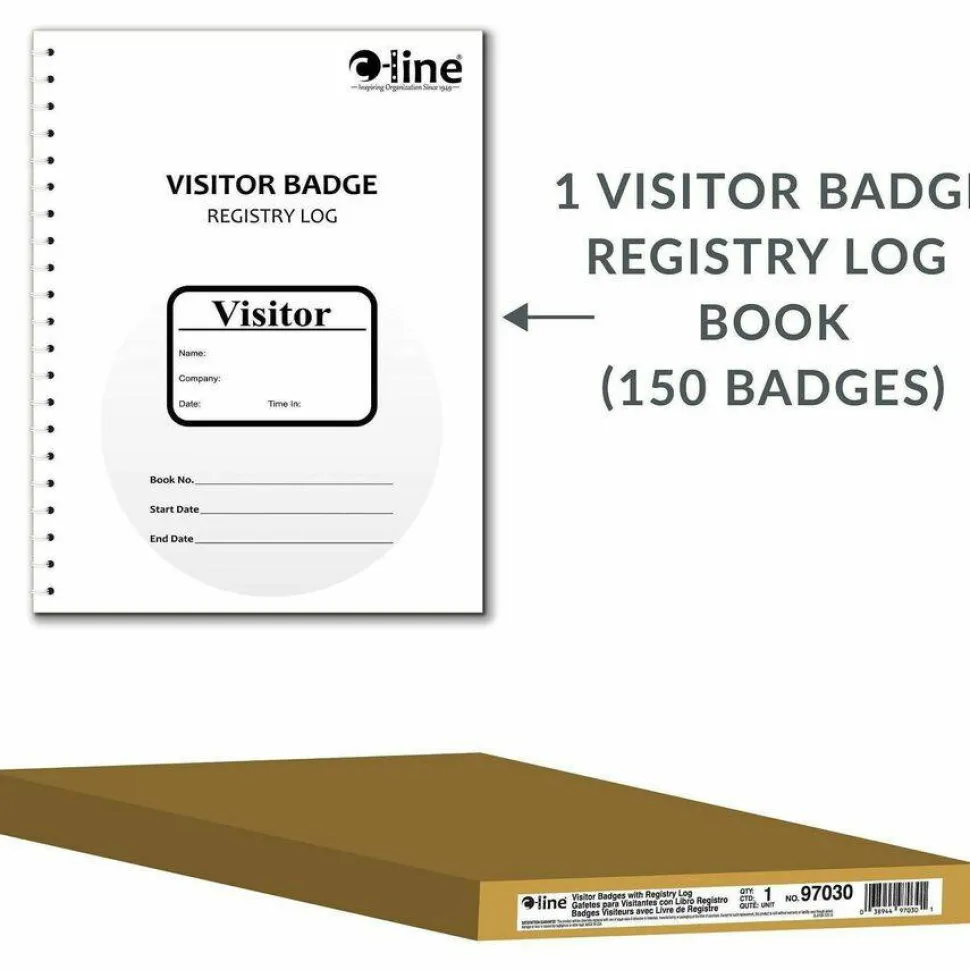 C-Line Registry Log Visitor Badges