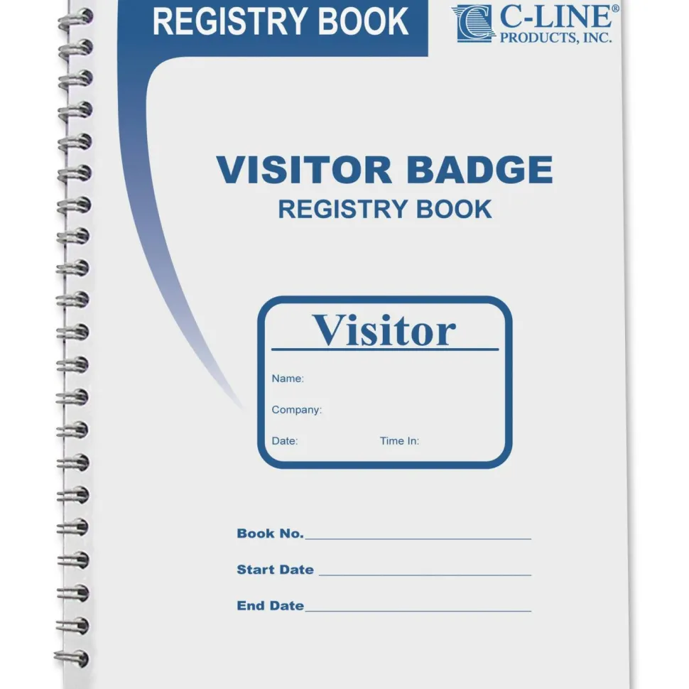 C-Line Registry Log Visitor Badges