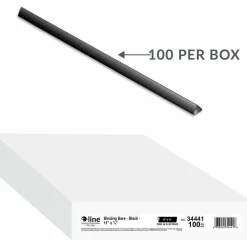 C-Line Slide 'N Grip Binding Bars, 40-Sheet Capacity, 11