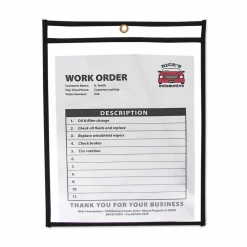 C-Line Stitched Vinyl Shop Ticket Holders, 9
