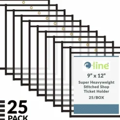 C-Line Stitched Vinyl Shop Ticket Holders, 9