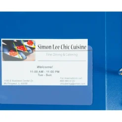 C-Line Top-Loading Business Card Holders, 2