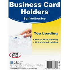 C-Line Top-Loading Business Card Holders, 2