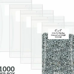 C-Line Write-On Poly Bags - 6 x 9, 1000/BX, 47269