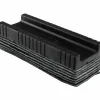 CLI Peel-away Felt Whiteboard Eraser, 5", Black/White