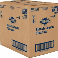 Clorox Bleach Cream Cleanser - Cream Cleanser - 32 fl oz (1 quart) - 8 / Carton - Clear