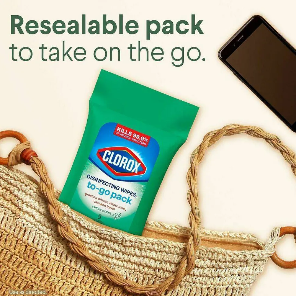 Clorox Bleach-Free Disinfecting WipesTo-Go Pack