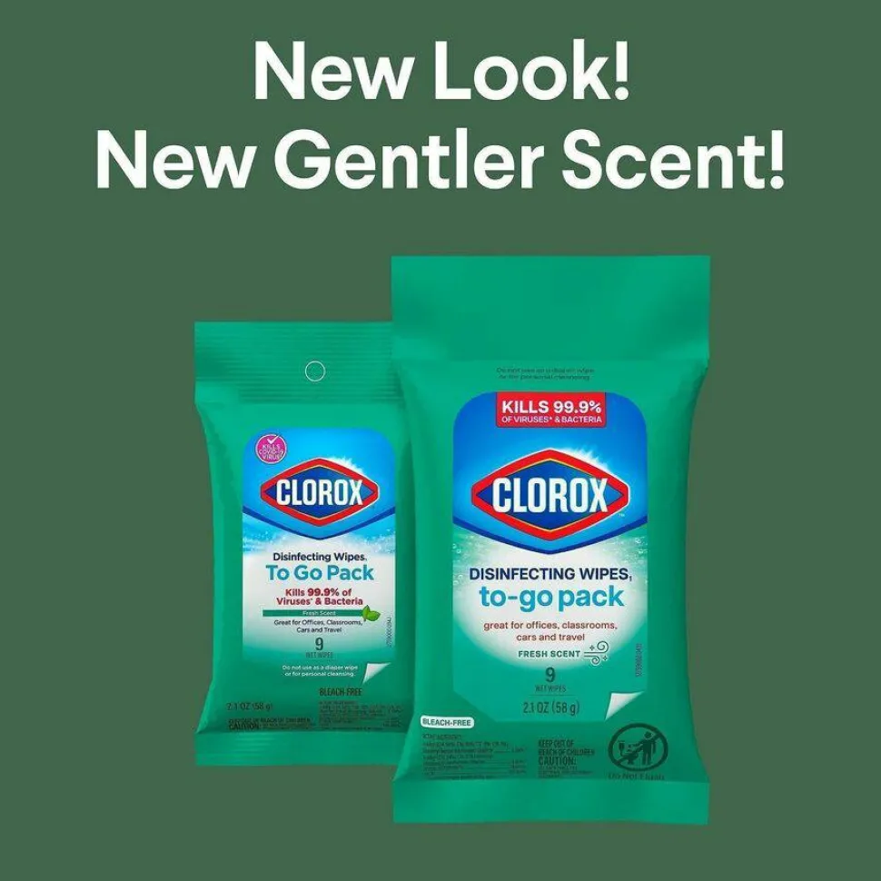 Clorox Bleach-Free Disinfecting WipesTo-Go Pack