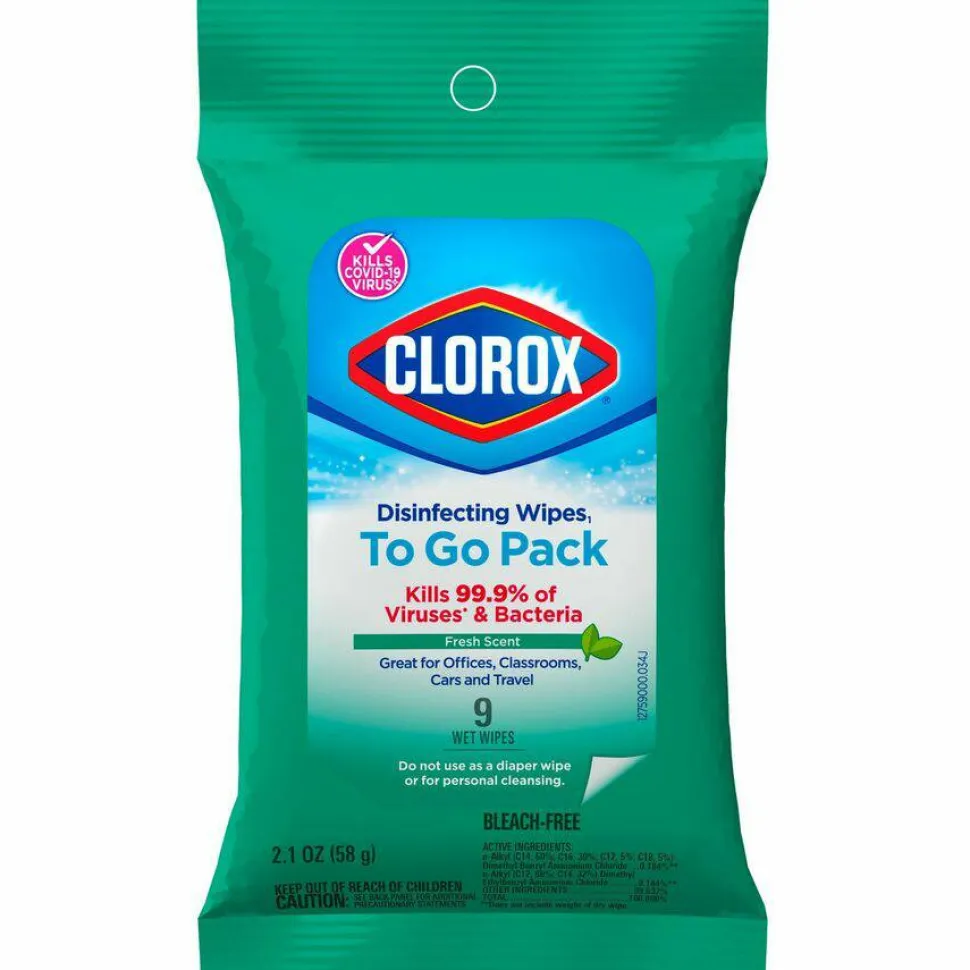 Clorox Bleach-Free Disinfecting WipesTo-Go Pack