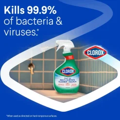 Clorox Clean-Up All Purpose Cleaner With Bleach Spray Bottle, 32 Oz, Pack Of 9