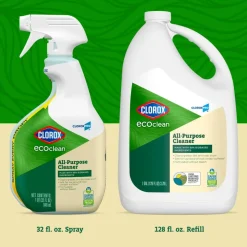 Clorox CloroxPro EcoClean All-Purpose Cleaner Spray Bottles, 32 Oz, Pack Of 9 Bottles
