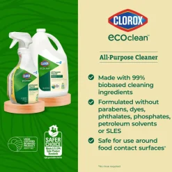 Clorox CloroxPro EcoClean All-Purpose Cleaner Spray Bottles, 32 Oz, Pack Of 9 Bottles