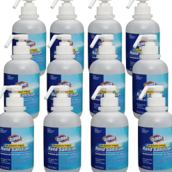 Clorox Commercial Solutions Hand Sanitizer - 16.9 fl oz (500 mL) - Pump Bottle Dispenser - Kill Germs - Hand - Moisturizing - Clear - Non-sticky, Non-greasy - 12 / Carton