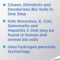 Clorox Disinfecting Bio Stain and Odor Remover, Fragranced, 32 oz Spray Bottle