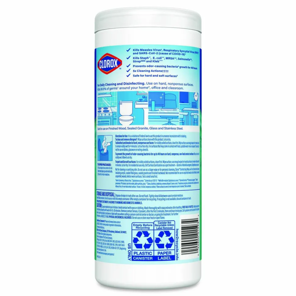 Clorox Disinfecting Wipes, Bleach Free Cleaning Wipes – Fresh - 35 Count (01593)