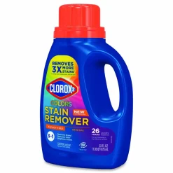 Clorox 2 For Colors Stain Remover and Laundry Additive, Bleach Free, Original Scent, 33 oz Bottle, 6/Carton