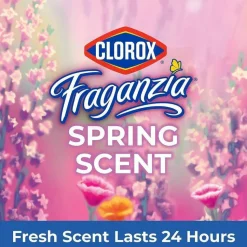 Clorox Fraganzia Multi-Purpose Cleaner, Spring Scent, 175 oz Bottle, 3/Carton