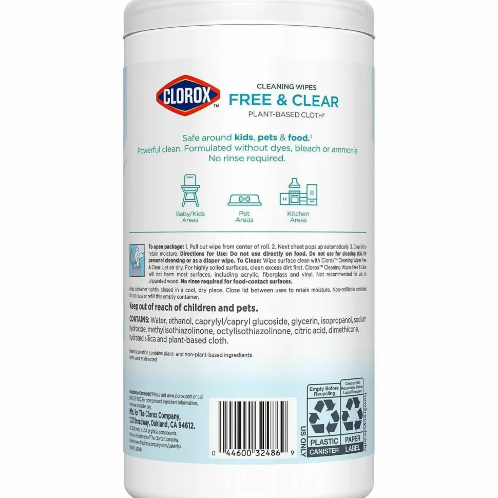 Clorox Free & Clear Cleaning Wipes