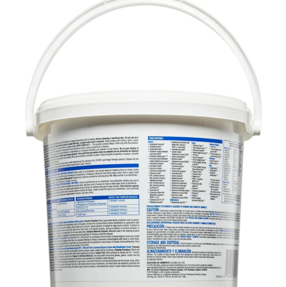 Clorox Germicidal Wipes, Container Of 110