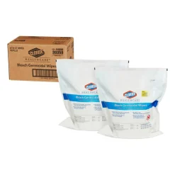 Clorox Healthcare Bleach Germicidal Wipes, 12