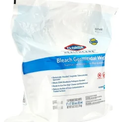 Clorox Healthcare Bleach Germicidal Wipes, 12