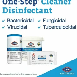 Clorox Healthcare Bleach Germicidal Wipes Bucket