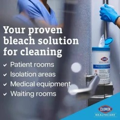 Clorox Healthcare Bleach Germicidal Wipes Bucket