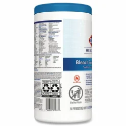 Clorox Healthcare Germicidal Wipes With Bleach, Unscented, 6