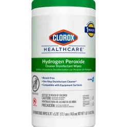 Clorox Healthcare Hydrogen Peroxide Wipes, Canister Of 155 Wipes