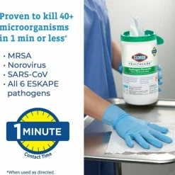 Clorox Healthcare Hydrogen Peroxide Cleaner Disinfectant Wipes - 5.75