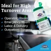 Clorox Healthcare Hydrogen Peroxide Cleaner Disinfectant Wipes - 9" Length x 6.75" Width - Bleach-free, Antibacterial - White - 95/Tub - 75 / Pallet