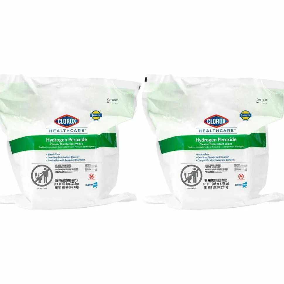 Clorox Healthcare Hydrogen Peroxide Cleaner Disinfectant Wipes Bucket Refill